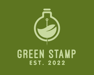 Green Flask Acupuncture  logo design