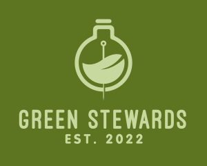 Green Flask Acupuncture  logo design