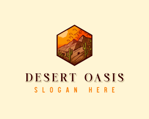 Desert Adventure Tour logo design