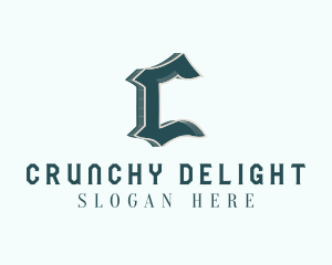 Elegant Brewery Retro Letter C logo design