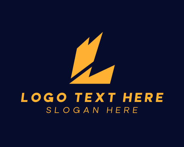 Yellow logo example 1