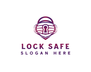 Cyber Security Lock logo