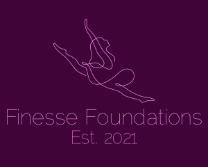 Female Dancer Dance logo