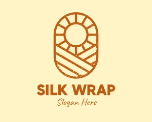 Rustic Farm Sun logo design