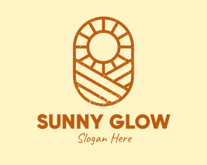 Rustic Farm Sun logo