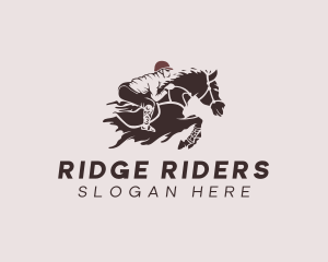 Equestrian Jockey Racing  logo design