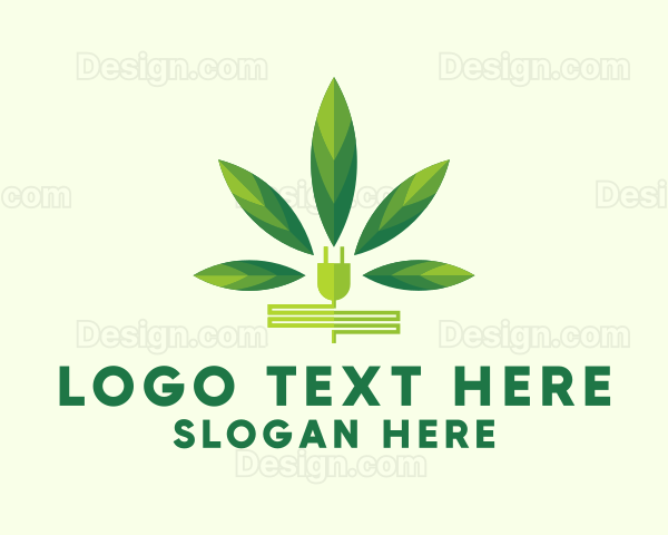 Weed Plug Marijuana Logo