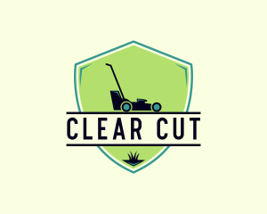 Landscaping Lawn Mower logo design