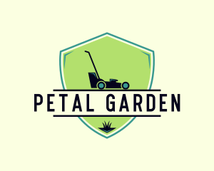 Landscaping Lawn Mower logo design