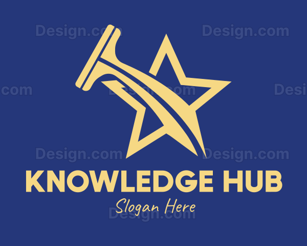 Gold Star Squeegee Logo