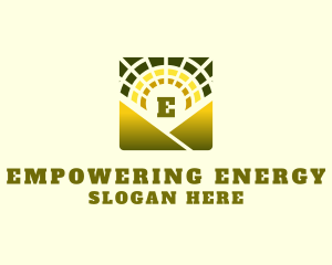 Sun Solar Power Farm  logo design