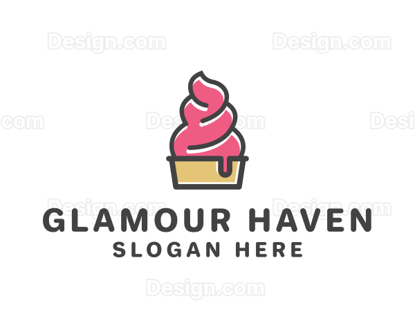 Strawberry Yogurt Dessert Logo