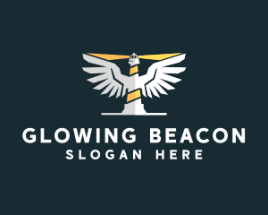 Sky Beacon Lighthouse logo design