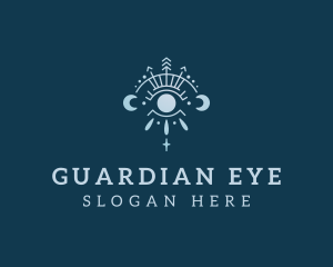 Eye Mystical Moon logo design