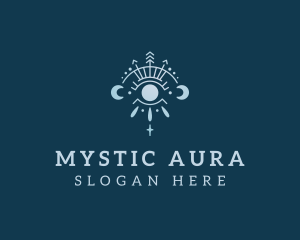 Eye Mystical Moon logo design