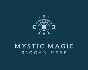 Eye Mystical Moon logo design