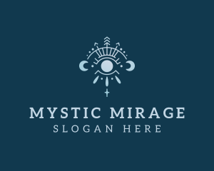 Eye Mystical Moon logo design