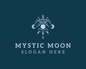 Eye Mystical Moon logo design