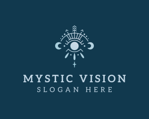 Eye Mystical Moon logo design