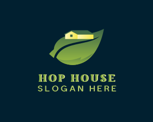 Leaf House Landscaping logo design