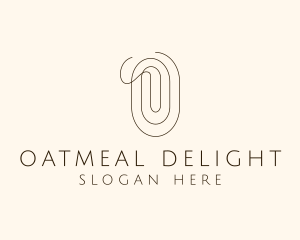 Elegant Fashion Letter O logo design