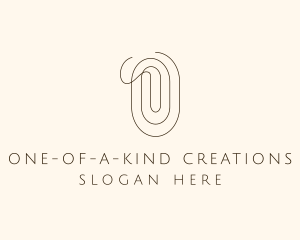 Elegant Fashion Letter O logo design