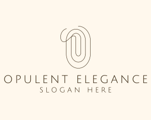 Elegant Fashion Letter O logo design