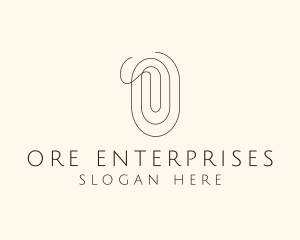 Elegant Fashion Letter O logo design