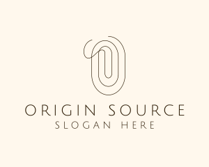 Elegant Fashion Letter O logo design