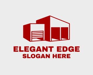 Storage Facility Warehouse Logo