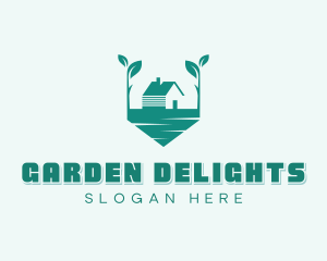 Gardening Yard Landscaping logo design