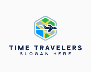 Airplane Travel Direction logo design