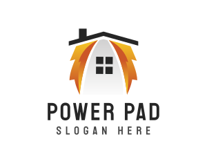 Thunder House Power logo design