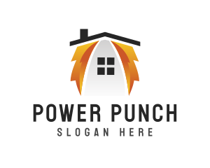 Thunder House Power logo design