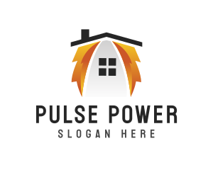 Thunder House Power logo design