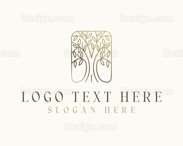 Eco Forest Tree Logo