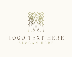 Eco Forest Tree Logo