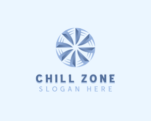 Ventilation Cooling Fan logo design