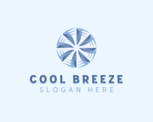 Ventilation Cooling Fan logo design