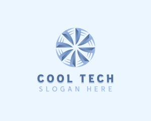 Ventilation Cooling Fan logo design