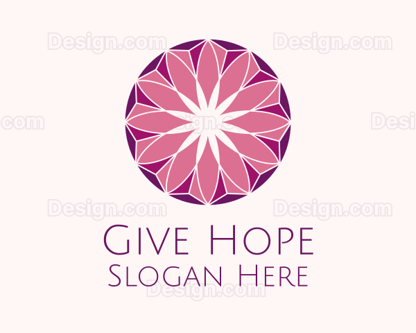 Elegant Floral Mosaic Logo