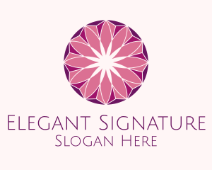 Elegant Floral Mosaic  logo design