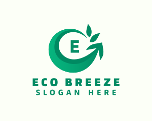 Eco Arrow Delivery logo design