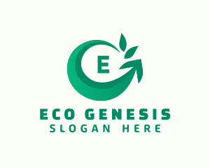 Eco Arrow Delivery logo design