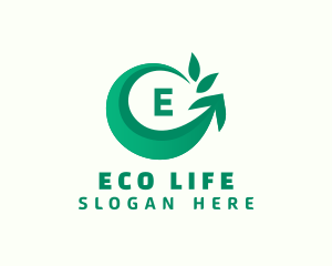 Eco Arrow Delivery logo design