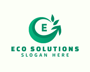 Eco Arrow Delivery logo design