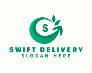 Eco Arrow Delivery logo design