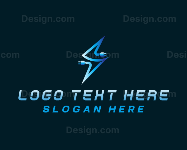 Lightning Power Plug Logo