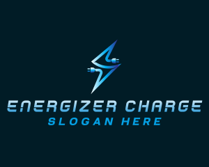 Lightning Power Plug logo design