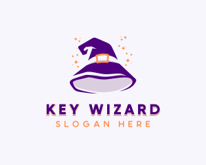 Wizard Sorcerer Hat logo design